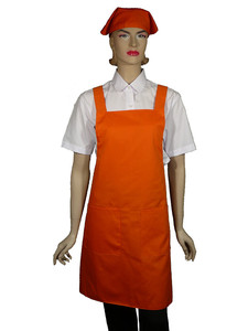 A604-8橘色日式全身圍裙(H帶)