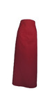 A405-6暗紅色半身圍裙